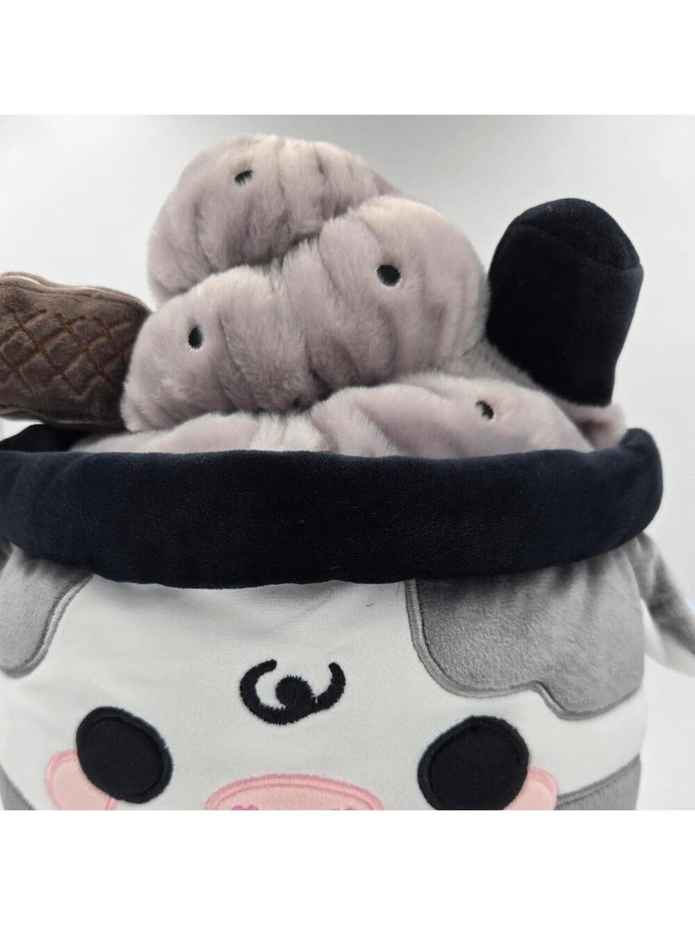 Grey and Multi Stuffed-animal